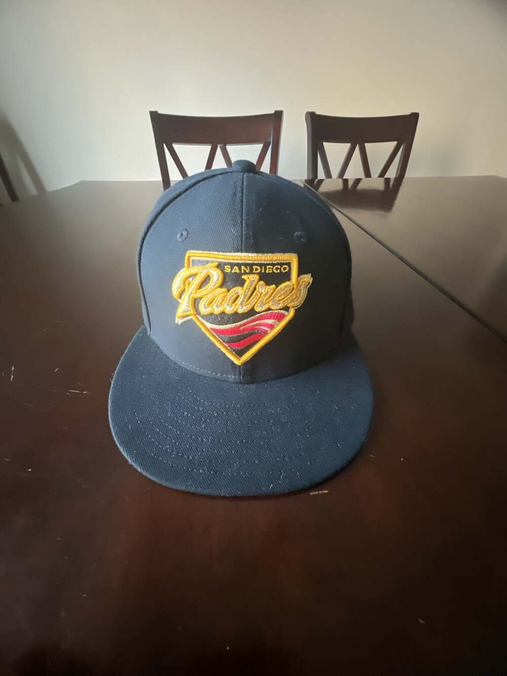 Mitchell & Ness x Topps San Diego Padres 50 Years Chrome Fitted Hat Size 7 1/4
